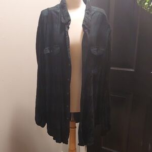 George Women's Dark Plaid Utility Jacket